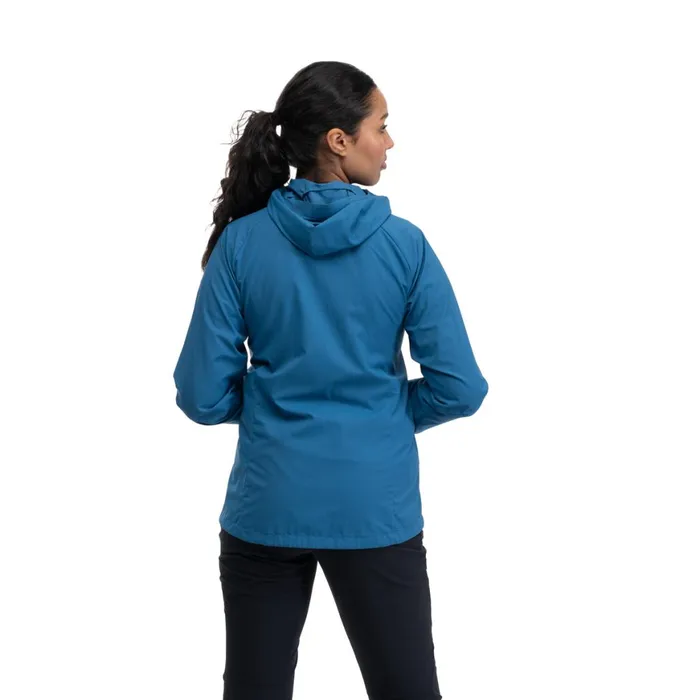Women Bergans Of Norway Softshell Jackets Skar Light Windbreaker Jacket North Sea Blue