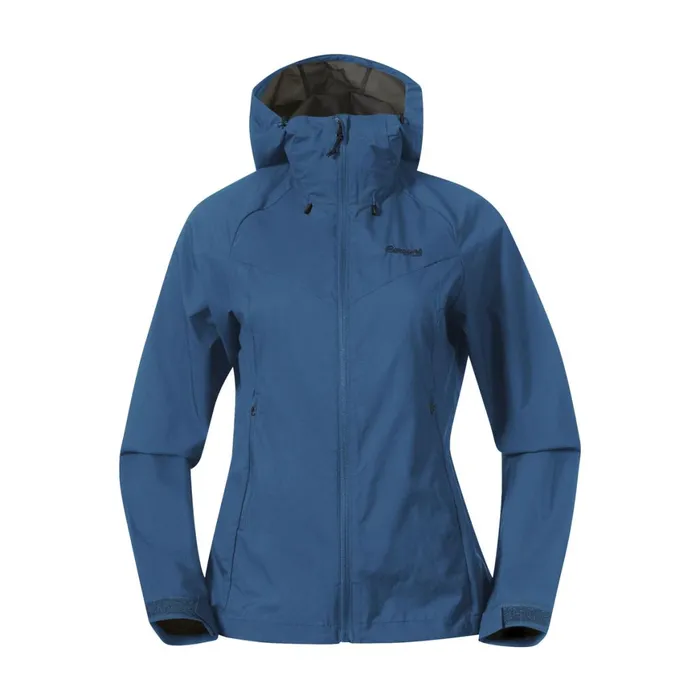 Women Bergans Of Norway Softshell Jackets Skar Light Windbreaker Jacket North Sea Blue