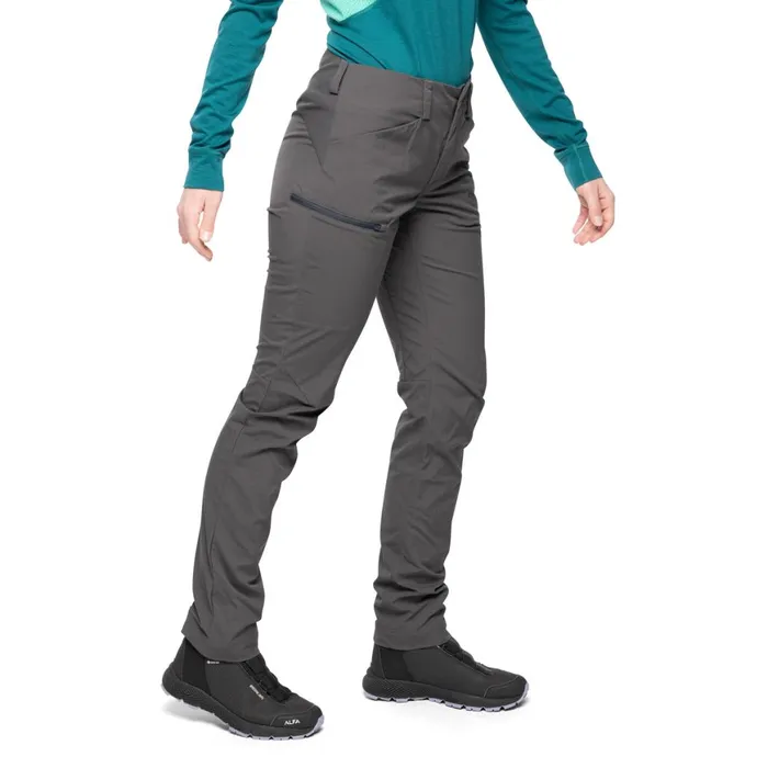 Women Bergans Of Norway Softshell Pants Utne V5 W Pants Solid Charcoal