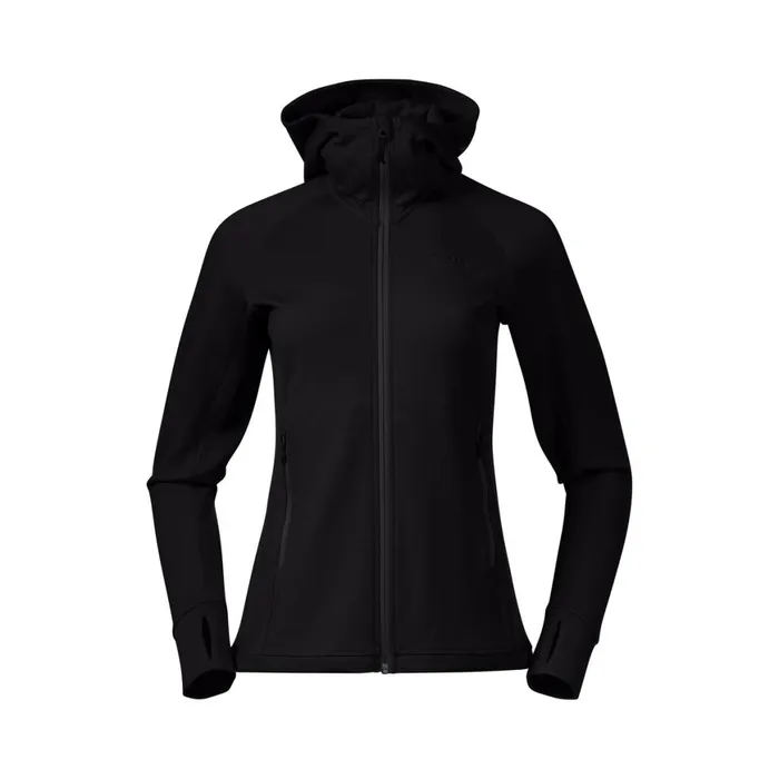 Women Bergans Of Norway Wool Ulstein Wool Hood W Jacket Black
