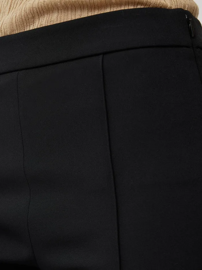 Women Bi Stretch Cigarette Trouser Black Jigsaw Trousers