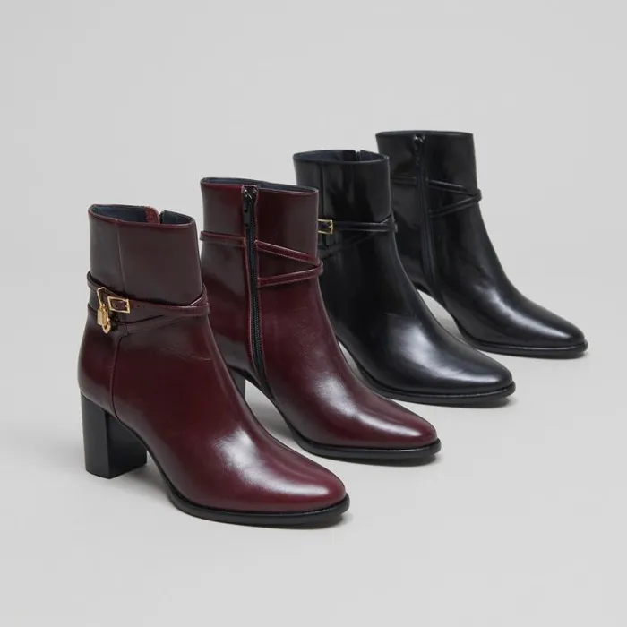 Women Boots Talons Haut Et Charms Dors Black JONAK Ankle Boots Lowboots