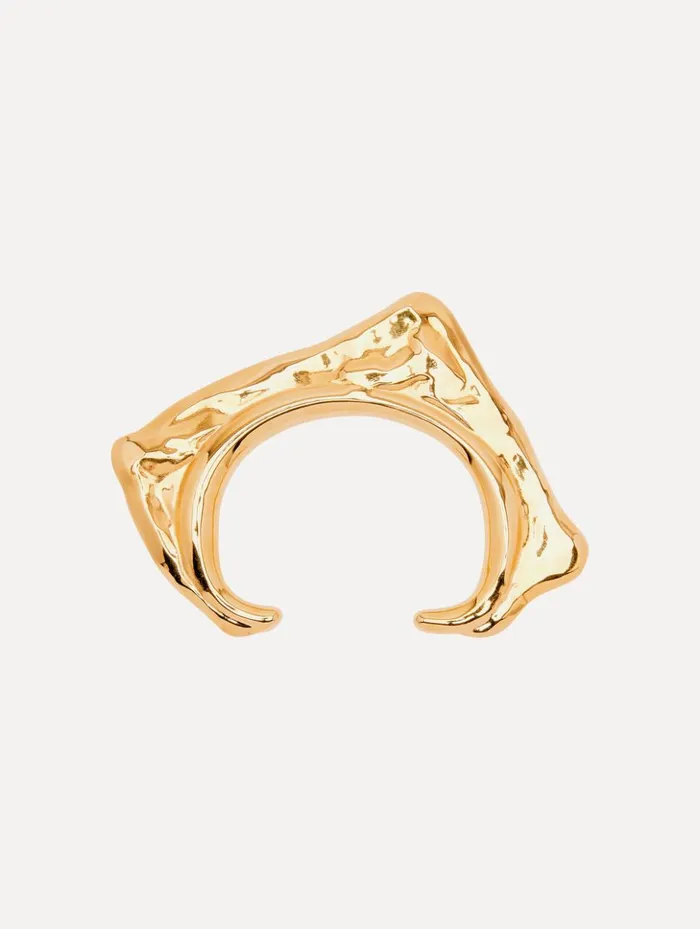 Women Bracelets Oscar De La Renta Abstract O Cuff Bracelet Gold