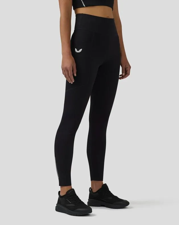 Women Castore Leggings WoApex FullLength Training Leggings 8211 Black