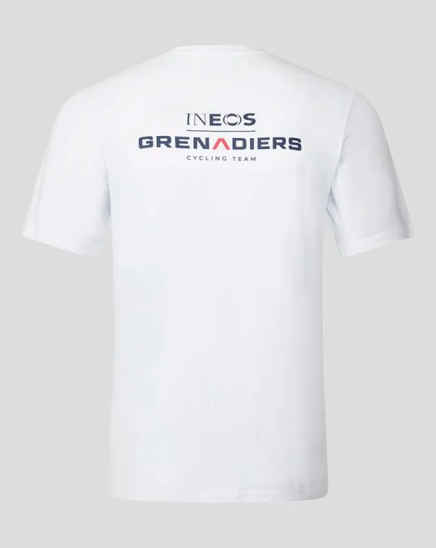 Women Castore Tops INEOS GRENADIERS UNISEX CORE MONOBRAND TSHIRT 8211 WHITE