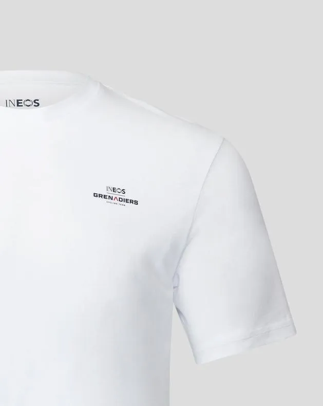 Women Castore Tops INEOS GRENADIERS UNISEX CORE MONOBRAND TSHIRT 8211 WHITE