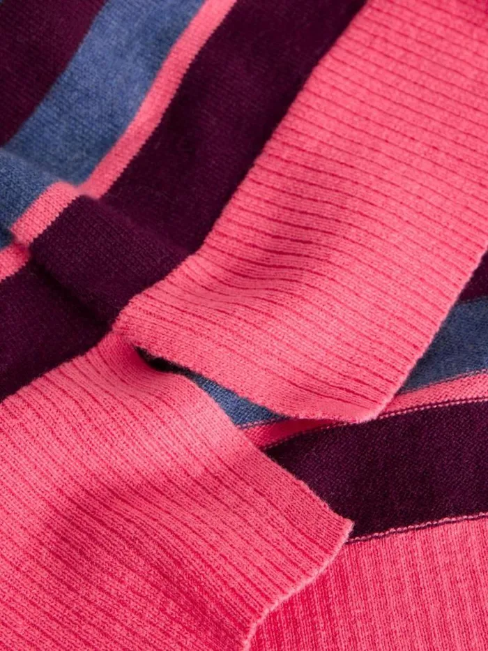 Women CITY STRIPE JUMPER Pink Multi White Stuff Knitwear Women CITY STRIPE JUMPER Pink Multi White Stuff Knitwear