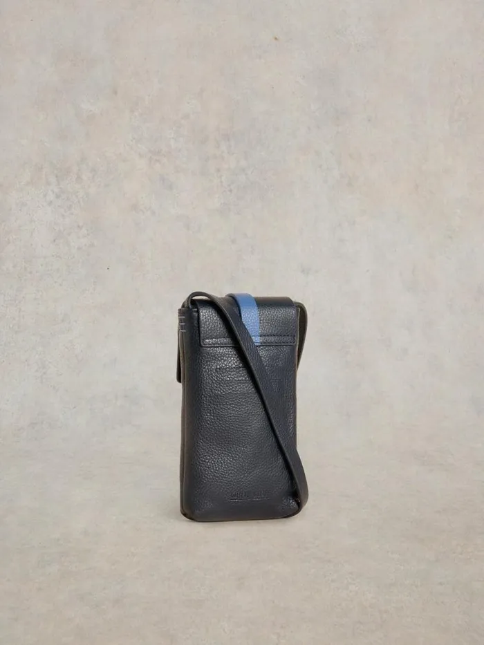 Women Clara Buckle Leather Phone Bag French Navy White Stuff Bags and Purses Women Clara Buckle Leather Phone Bag French Navy White Stuff Bags and Purses