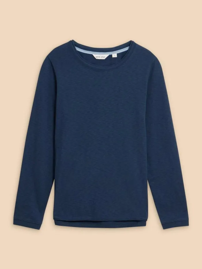 Women CLARA LS TEE Dark Navy White Stuff Tops and Tees Women CLARA LS TEE Dark Navy White Stuff Tops and Tees