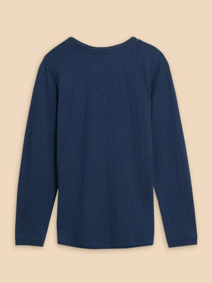 Women CLARA LS TEE Dark Navy White Stuff Tops and Tees Women CLARA LS TEE Dark Navy White Stuff Tops and Tees
