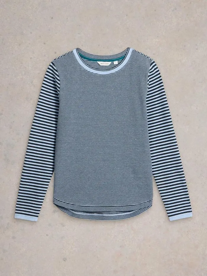 Women CLARA SPARKLE LS TEE Blue Multi White Stuff Tops and Tees Women CLARA SPARKLE LS TEE Blue Multi White Stuff Tops and Tees