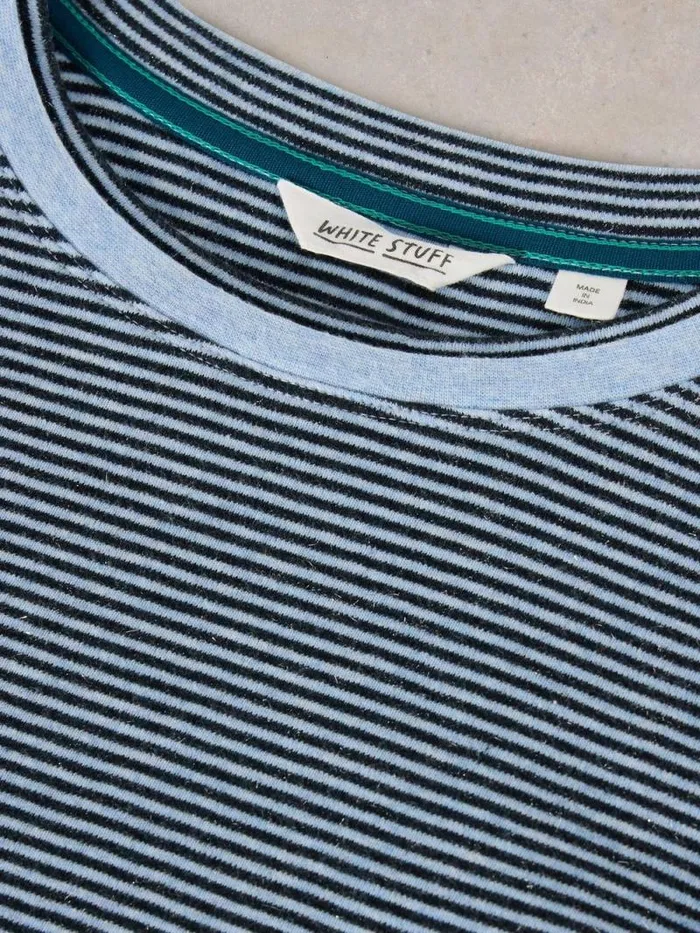 Women CLARA SPARKLE LS TEE Blue Multi White Stuff Tops and Tees Women CLARA SPARKLE LS TEE Blue Multi White Stuff Tops and Tees