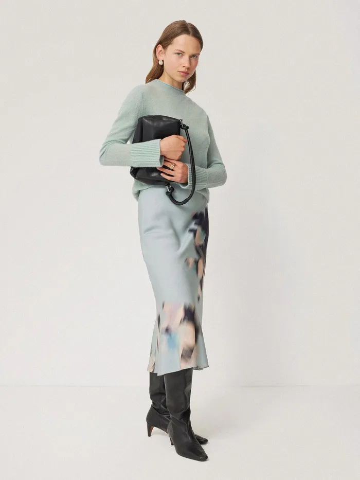 Women Cloud Cashmere Eldon Jumper Blue Haze Jigsaw Knitwear and Cashmere