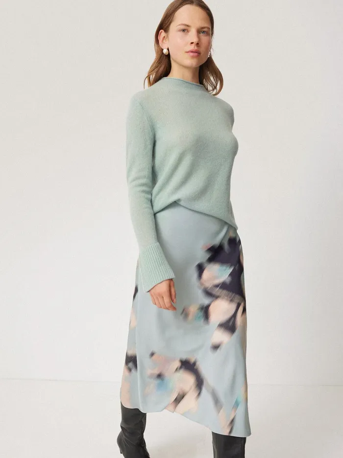 Women Cloud Cashmere Eldon Jumper Blue Haze Jigsaw Knitwear and Cashmere
