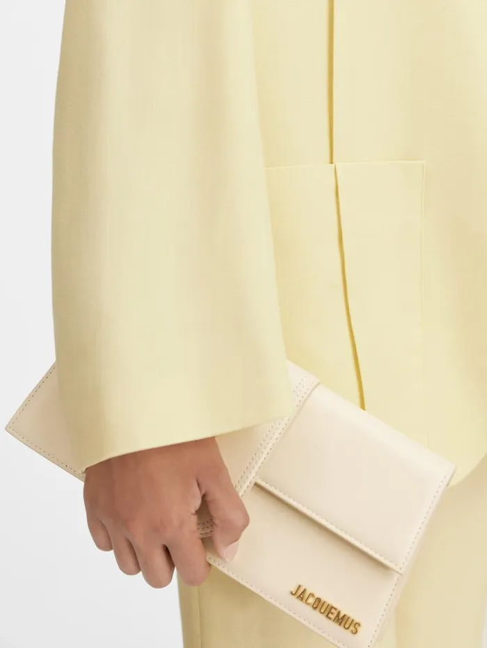 Women Coats and Jackets JACQUEMUS The Man039s Jacket Pale Yellow Women Coats and Jackets JACQUEMUS The Man039s Jacket Pale Yellow