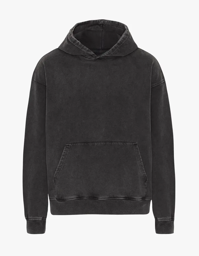 Women Colorfulstandard Organic Oversized Hood 8211 Faded Black Hoodies