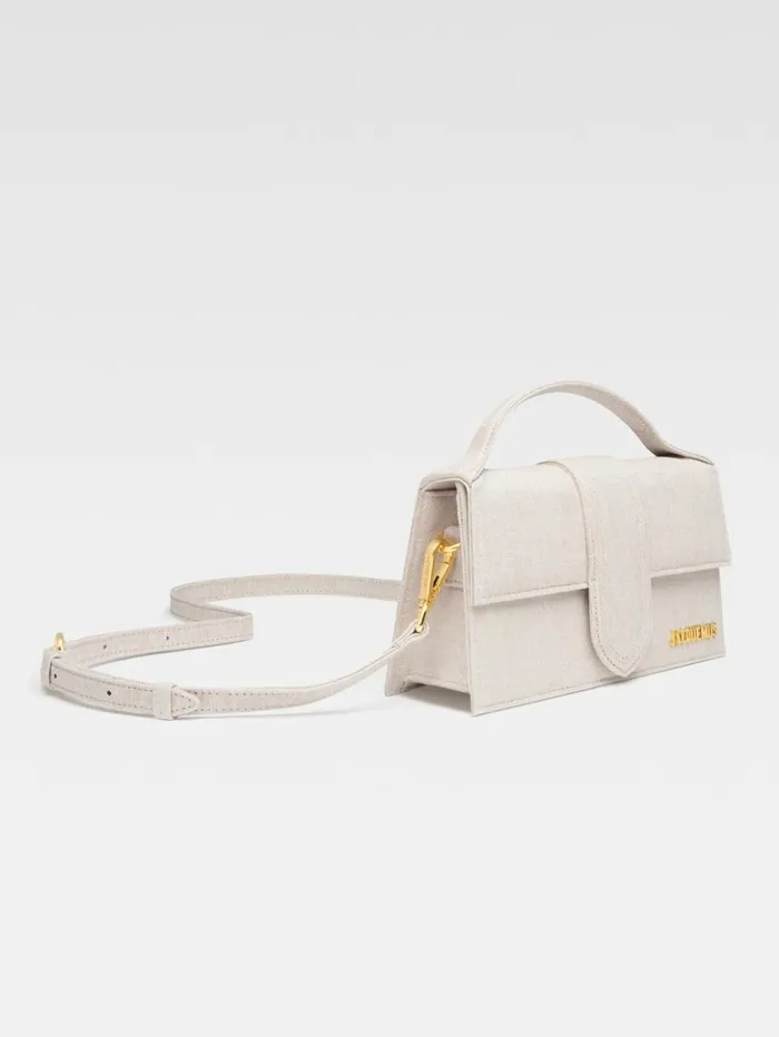 Women Crossbody and Handbags JACQUEMUS The Large Bambino Light Greige