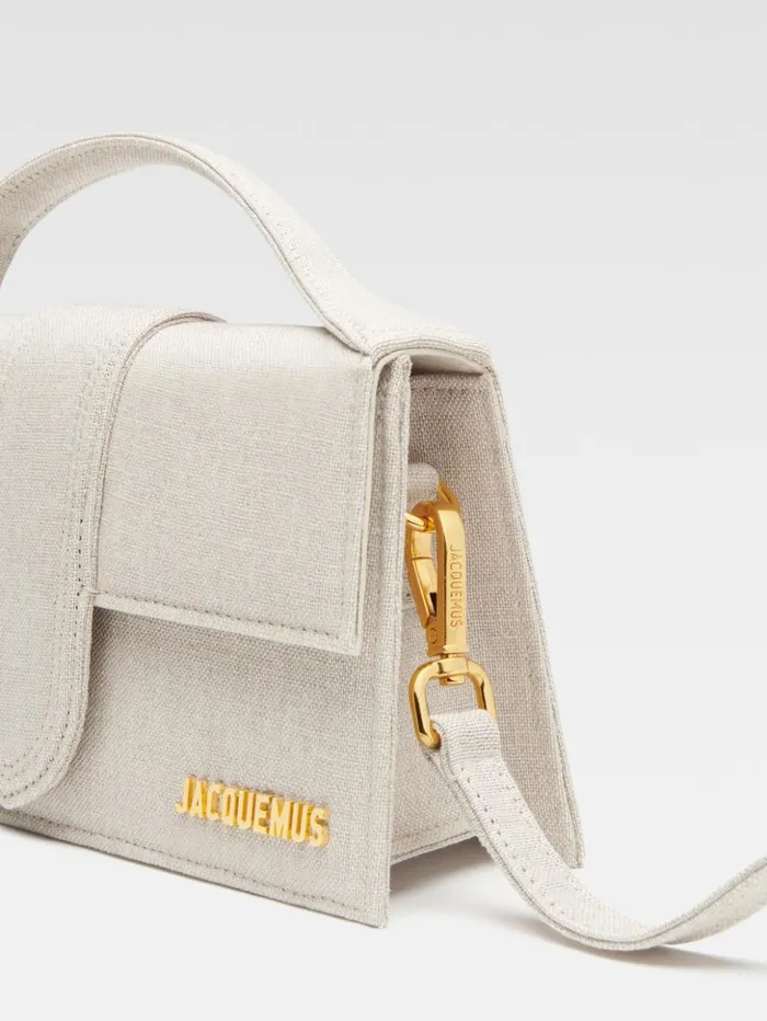 Women Crossbody and Handbags JACQUEMUS The Large Bambino Light Greige