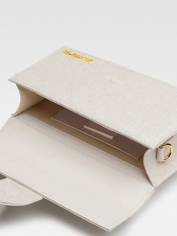 Women Crossbody and Handbags JACQUEMUS The Large Bambino Light Greige