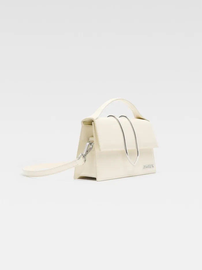 Women Crossbody and Handbags JACQUEMUS The Large Bambino Light Ivory
