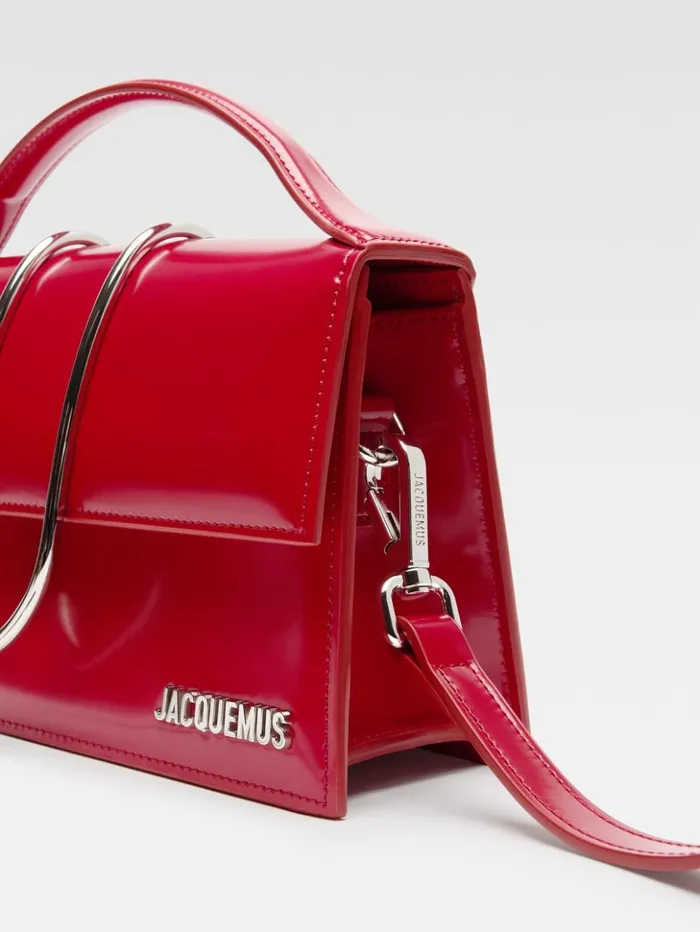 Women Crossbody and Handbags JACQUEMUS The Large Bambino Red