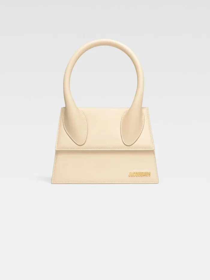 Women Crossbody and Handbags JACQUEMUS The Large Chiquito Ivory