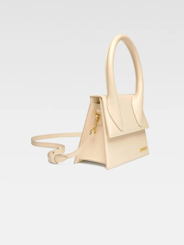 Women Crossbody and Handbags JACQUEMUS The Large Chiquito Ivory