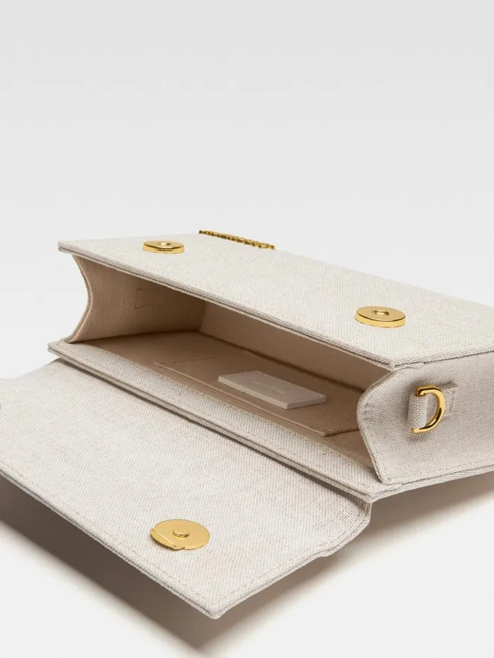 Women Crossbody and Handbags JACQUEMUS The Long Chiquito Light Greige Women Crossbody and Handbags JACQUEMUS The Long Chiquito Light Greige