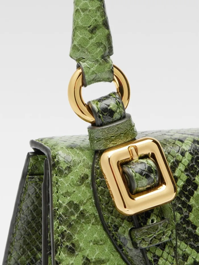 Women Crossbody and Handbags JACQUEMUS The Medium Chiquito With Buckle Green Women Crossbody and Handbags JACQUEMUS The Medium Chiquito With Buckle Green