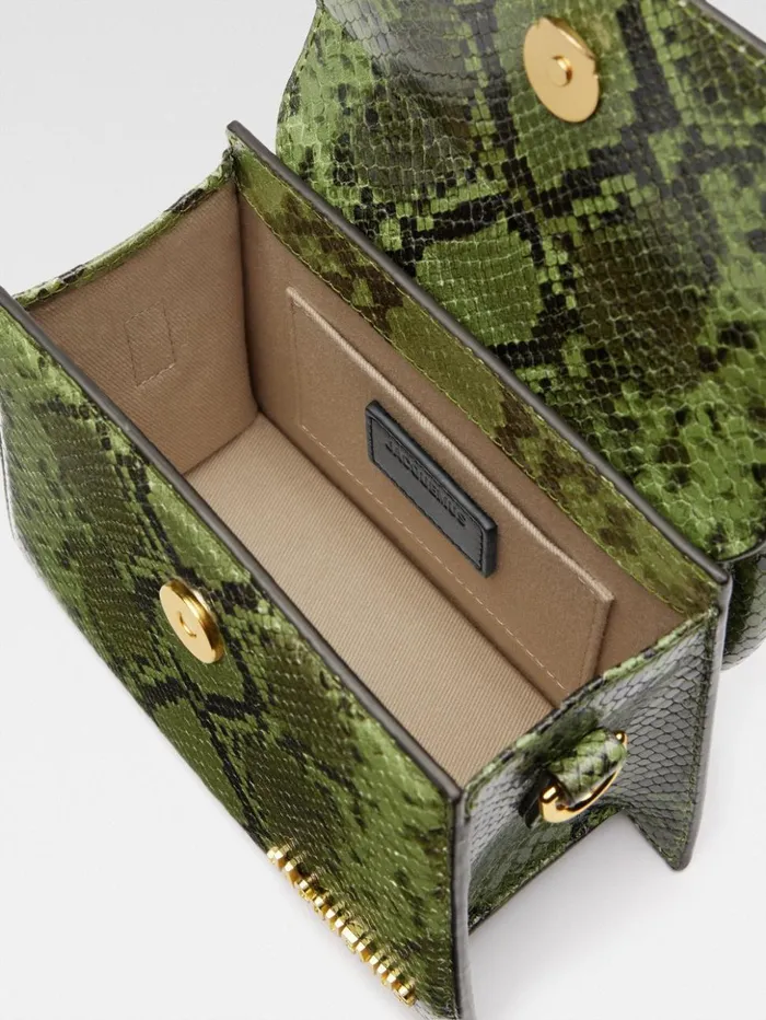 Women Crossbody and Handbags JACQUEMUS The Medium Chiquito With Buckle Green Women Crossbody and Handbags JACQUEMUS The Medium Chiquito With Buckle Green