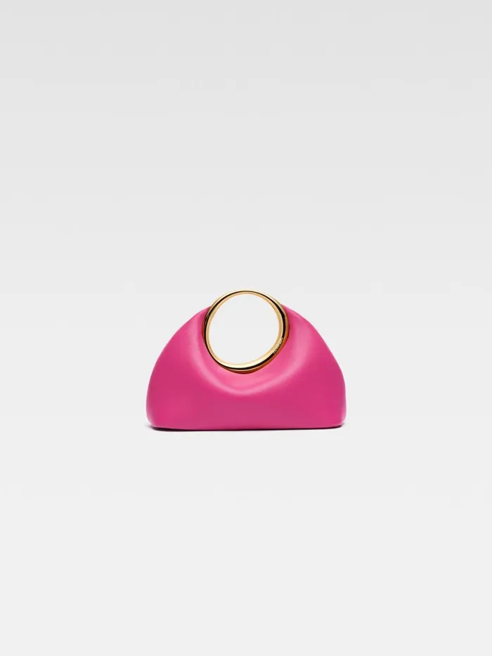 Women Crossbody and Handbags JACQUEMUS The Small Calino Dark Pink