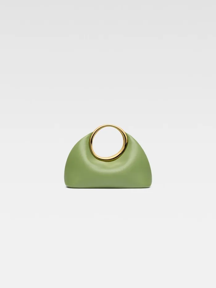 Women Crossbody and Handbags JACQUEMUS The Small Calino Green