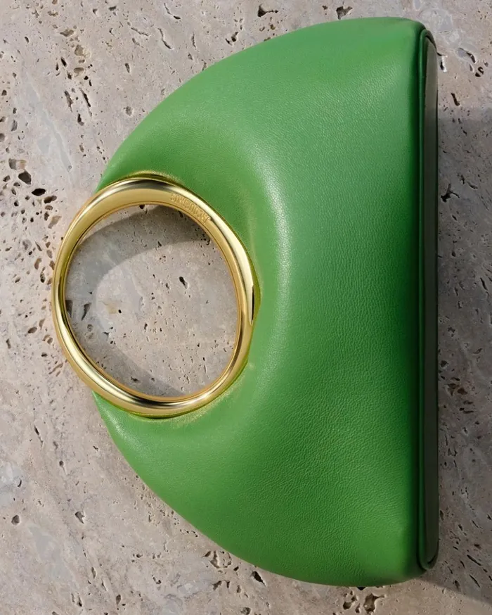 Women Crossbody and Handbags JACQUEMUS The Small Calino Green Women Crossbody and Handbags JACQUEMUS The Small Calino Green