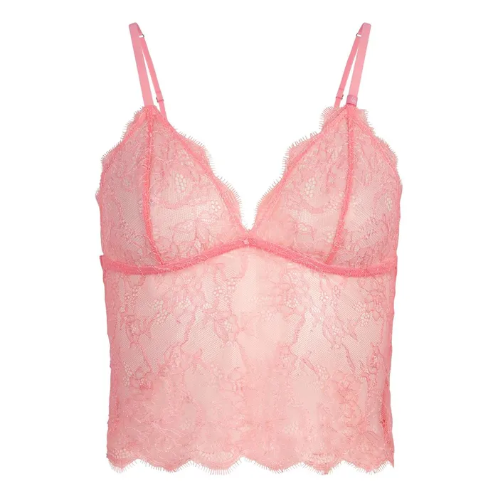 Women Cup A To D Love Stories Dawn Long Bralette Pink