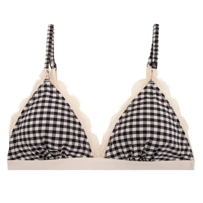 Women Cup A To D Love Stories Filippa Bralette Black and White