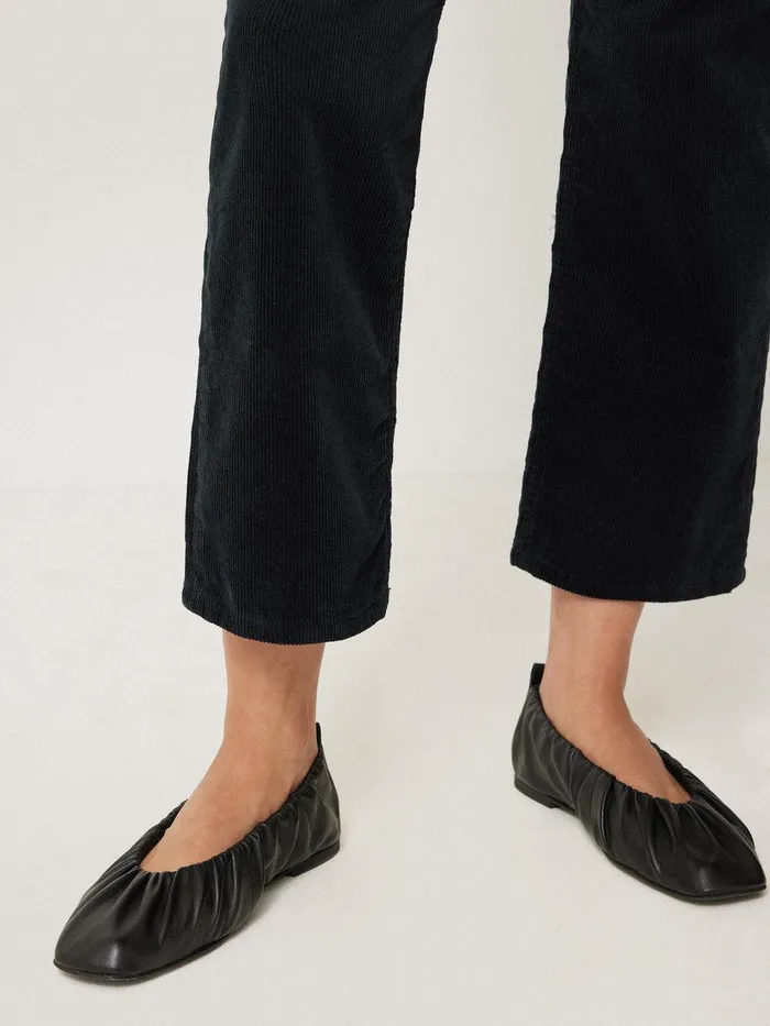 Women Delmont Cord Tapered Jean Navy Jigsaw Trousers