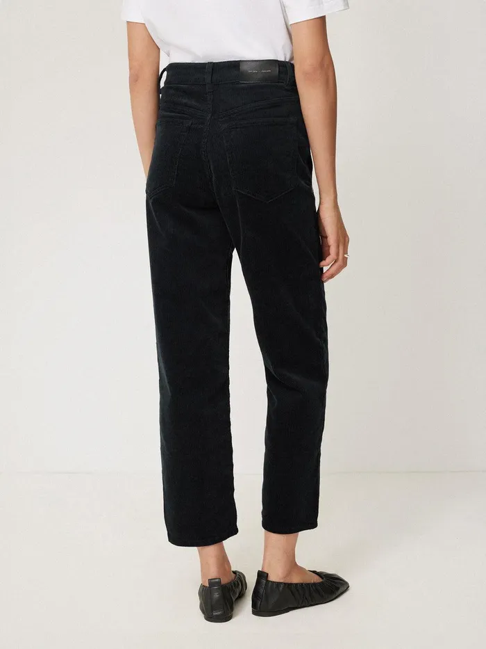Women Delmont Cord Tapered Jean Navy Jigsaw Trousers