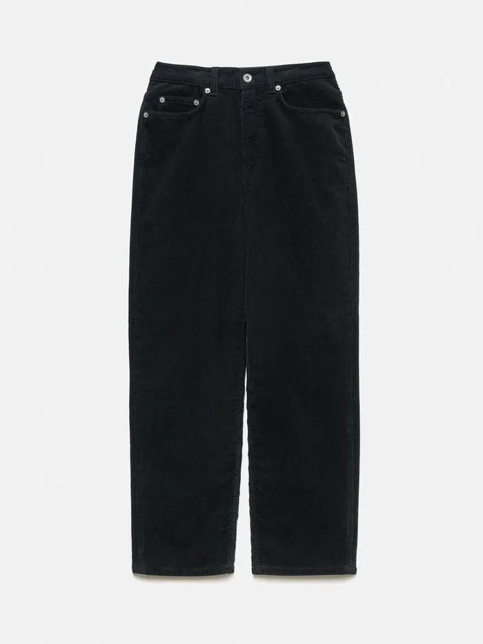 Women Delmont Cord Tapered Jean Navy Jigsaw Trousers