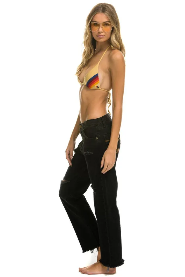 Women Denim Aviator Nation MID RISE RELAXED SURFER JEAN 8211 VINTAGE BLACK Women Denim Aviator Nation MID RISE RELAXED SURFER JEAN 8211 VINTAGE BLACK