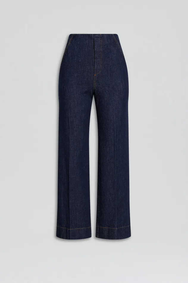 Women DENIM CROPPED JEAN INDIGOB Denim Scanlan Theodore