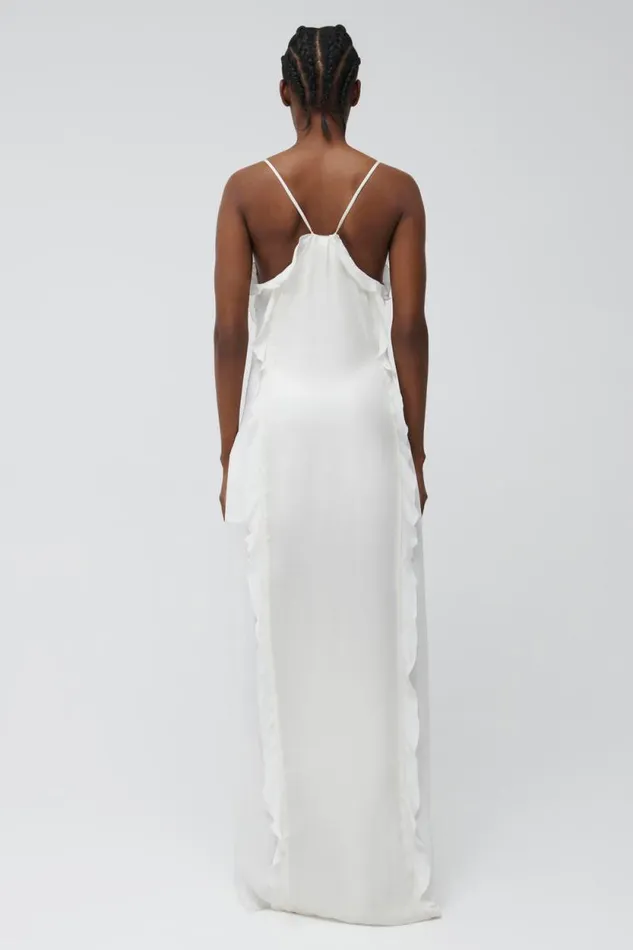 Women Dresses and Jumpsuits Jonathan Simkhai Emily Dress Ivory VNeckline Dress Women Dresses and Jumpsuits Jonathan Simkhai Emily Dress Ivory VNeckline Dress