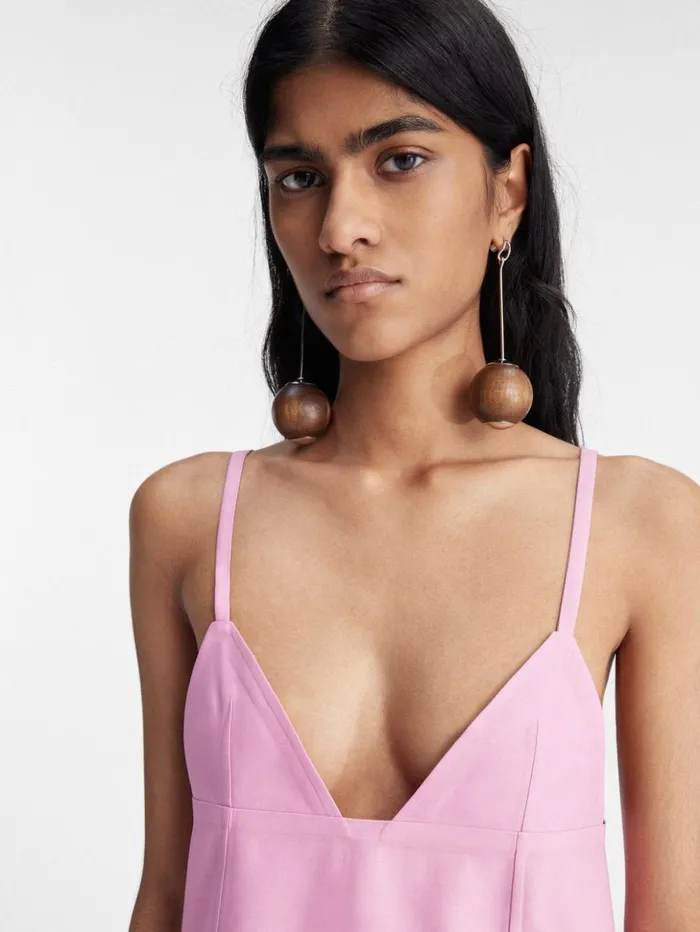 Women Dresses and Skirts JACQUEMUS The Camison Dress Pink Women Dresses and Skirts JACQUEMUS The Camison Dress Pink