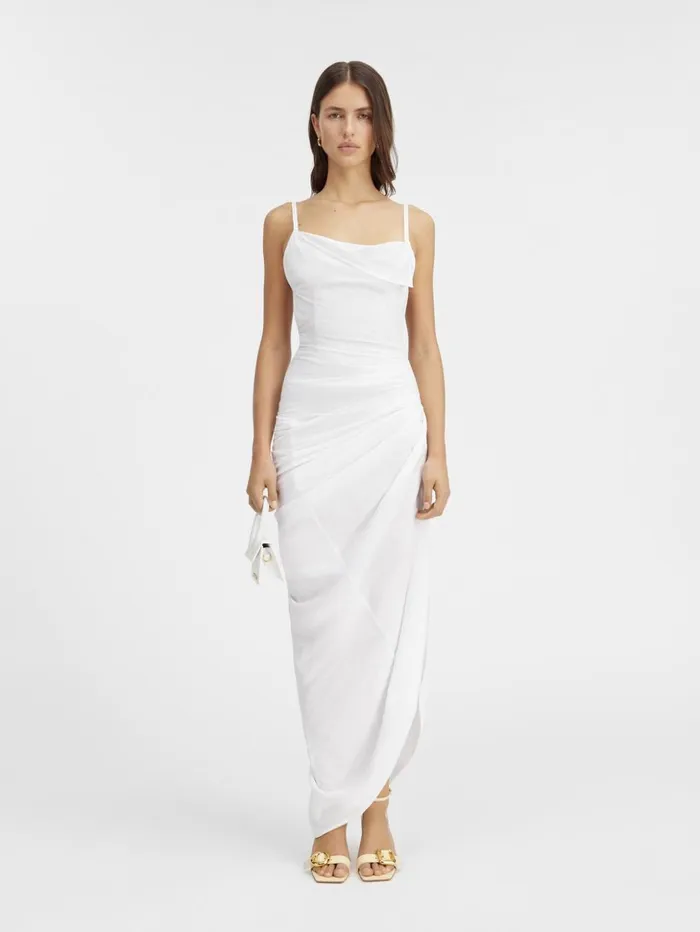 Women Dresses and Skirts JACQUEMUS The Saudade Long Dress White
