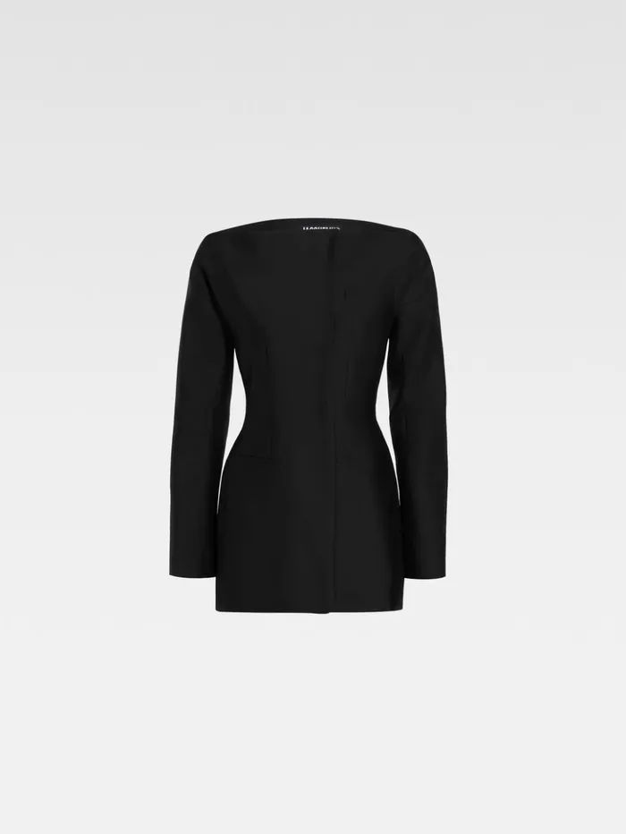 Women Dresses and Skirts JACQUEMUS The Spalla Dress Black