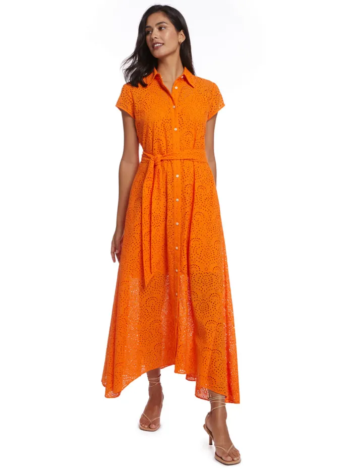 Women Dresses Robert Graham VIVIENNE DRESS Burnt Orange