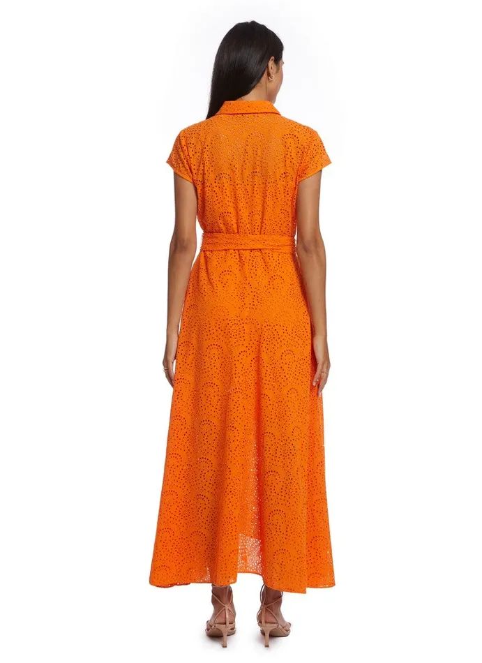 Women Dresses Robert Graham VIVIENNE DRESS Burnt Orange