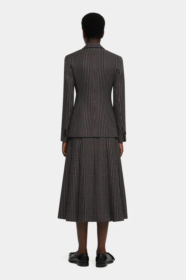 Women Emilia Wickstead Dida Jacket in Prince of Wales Check Merino Wool Jackets And Coats Women Emilia Wickstead Dida Jacket in Prince of Wales Check Merino Wool Jackets And Coats