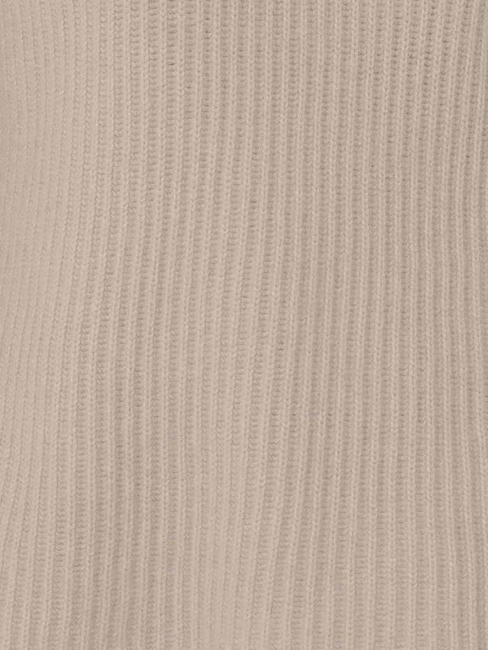 Women Faroe Fishermans Rib Jumper Cream Jigsaw Knitwear and Cashmere