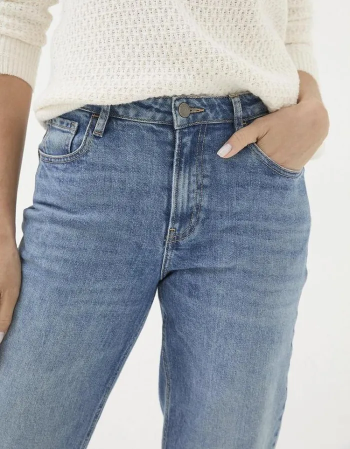 Women FatFace Jeans and Dungarees Ludlow Boyfriend Jeans Denim Blue