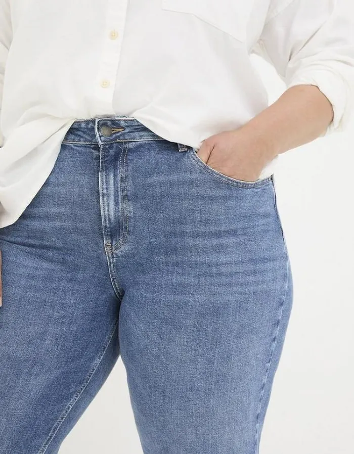 Women FatFace Jeans and Dungarees Ludlow Boyfriend Jeans Denim Blue